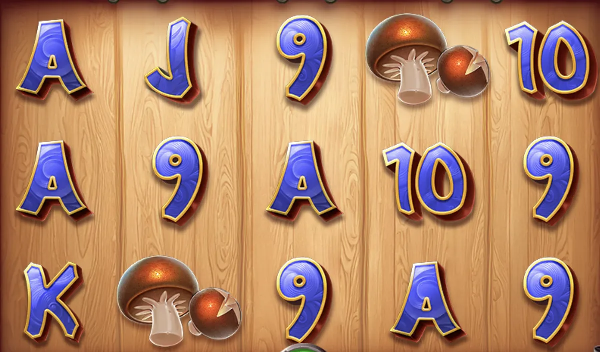 Hot Pots Master game interface showing the 5-reel 3-row grid with mushroom symbols, three cooking pots below, jackpot tiers above, and bet controls at the bottom